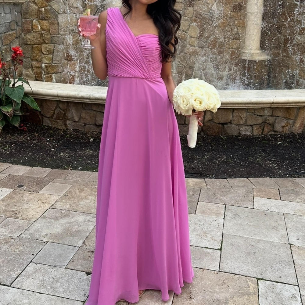 Elegant Pink Evening Gown
